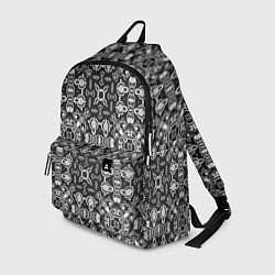 Рюкзак Black and white ethnic oriental ornament, цвет: 3D-принт