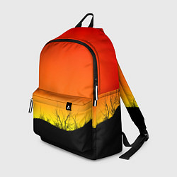 Рюкзак Закат и травы, цвет: 3D-принт