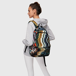 Рюкзак Glitch pattern - fashion trend, цвет: 3D-принт — фото 2