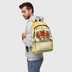 Рюкзак Просто Царь - золотая корона, цвет: 3D-принт — фото 2