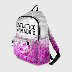 Рюкзак Atletico Madrid pro football: символ сверху, цвет: 3D-принт