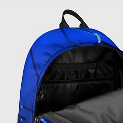 Рюкзак Синие неоновые геометрические плиты, цвет: 3D-принт — фото 2