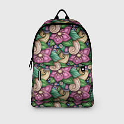 Рюкзак Объемные цветы и листья, цвет: 3D-принт — фото 2