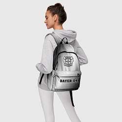 Рюкзак Bayer 04 sport на светлом фоне: символ, надпись, цвет: 3D-принт — фото 2