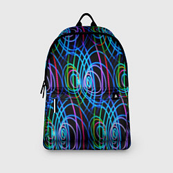 Рюкзак Неоновые завитки, цвет: 3D-принт — фото 2