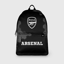 Рюкзак Arsenal sport на темном фоне: символ, надпись, цвет: 3D-принт — фото 2