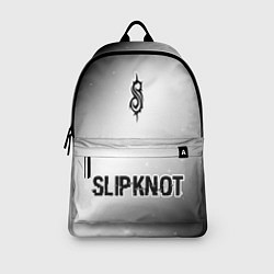 Рюкзак Slipknot glitch на светлом фоне: символ, надпись, цвет: 3D-принт — фото 2