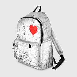 Рюкзак Сердце карандашом, цвет: 3D-принт