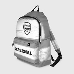 Рюкзак Arsenal sport на светлом фоне: символ, надпись, цвет: 3D-принт