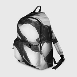 Рюкзак Осколки кристалла, тёмная абстракция, цвет: 3D-принт