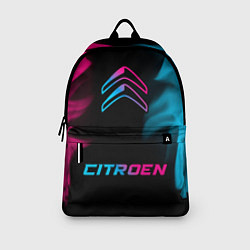 Рюкзак Citroen - neon gradient: символ, надпись, цвет: 3D-принт — фото 2