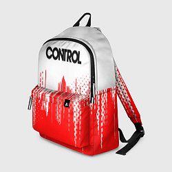 Рюкзак Control красная текстура, цвет: 3D-принт