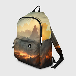 Рюкзак Рассвет в горах, пейзаж, цвет: 3D-принт
