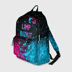 Рюкзак Limp Bizkit - neon gradient: символ сверху