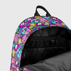 Рюкзак Человечки с наушниками, цвет: 3D-принт — фото 2