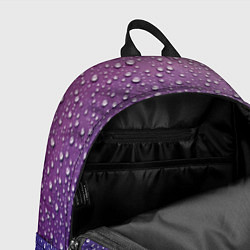 Рюкзак Дождевые капли на стекле, цвет: 3D-принт — фото 2