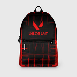 Рюкзак Valorant красные полосы, цвет: 3D-принт — фото 2