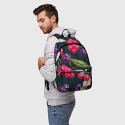 Рюкзак Ягодки нарисованные, цвет: 3D-принт — фото 2