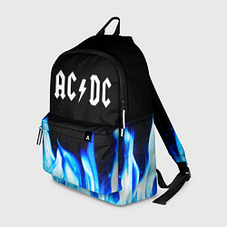 Рюкзак AC DC blue fire, цвет: 3D-принт