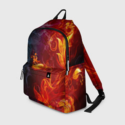 Рюкзак Огненный цветок с дымом