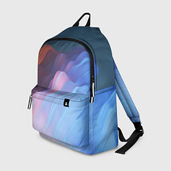 Рюкзак Волнообразные абстрактные субстанции, цвет: 3D-принт