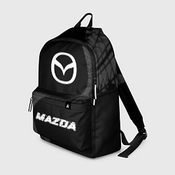 Рюкзак Mazda speed шины на темном: символ, надпись, цвет: 3D-принт