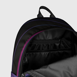 Рюкзак Спиральные тёмные пластины, цвет: 3D-принт — фото 2