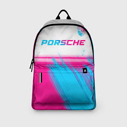 Рюкзак Porsche neon gradient style: символ сверху, цвет: 3D-принт — фото 2