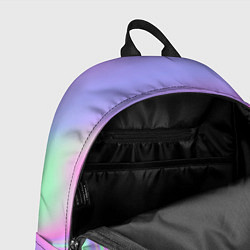 Рюкзак Цветные волны, цвет: 3D-принт — фото 2