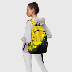 Рюкзак Black and yellow, цвет: 3D-принт — фото 2