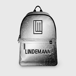 Рюкзак Lindemann glitch на светлом фоне: символ, надпись, цвет: 3D-принт — фото 2