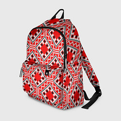 Рюкзак Белорусская вышивка - орнамент, цвет: 3D-принт