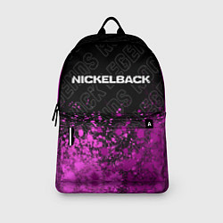 Рюкзак Nickelback rock legends: символ сверху, цвет: 3D-принт — фото 2