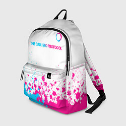 Рюкзак The Callisto Protocol neon gradient style: символ, цвет: 3D-принт