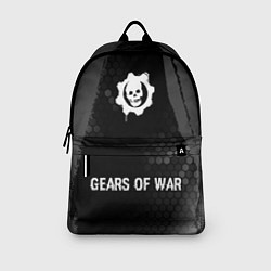 Рюкзак Gears of War glitch на темном фоне: символ, надпис, цвет: 3D-принт — фото 2