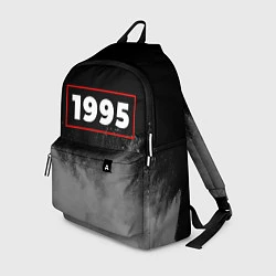 Рюкзак 1995 - в красной рамке на темном, цвет: 3D-принт