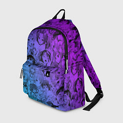 Рюкзак Ахегао красивый неон, цвет: 3D-принт