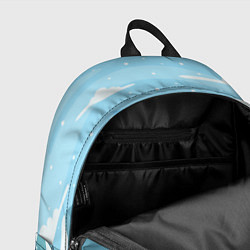 Рюкзак Заснеженные горы, цвет: 3D-принт — фото 2