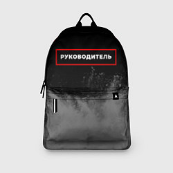 Рюкзак Руководитель - в красной рамке на темном, цвет: 3D-принт — фото 2
