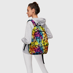 Рюкзак Радужный тай-дай, цвет: 3D-принт — фото 2