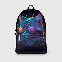 Рюкзак Кот неоновый, цвет: 3D-принт — фото 2