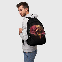 Рюкзак Нейронный неоновый мозг, цвет: 3D-принт — фото 2