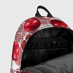 Рюкзак Гранаты на белом фоне - паттерн, цвет: 3D-принт — фото 2