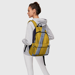 Рюкзак Полосатая в дырочку, цвет: 3D-принт — фото 2