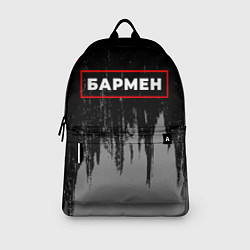 Рюкзак Бармен - в рамке красного цвета, цвет: 3D-принт — фото 2