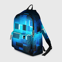 Рюкзак Неоновые кубы с подсветкой, цвет: 3D-принт