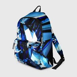 Рюкзак Crystal blue form, цвет: 3D-принт