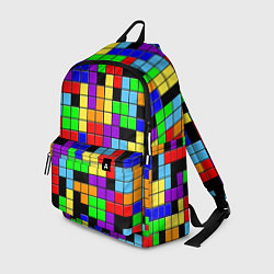 Рюкзак Тетрис цветные блоки, цвет: 3D-принт