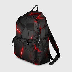 Рюкзак Плиты с красной подсветкой, цвет: 3D-принт