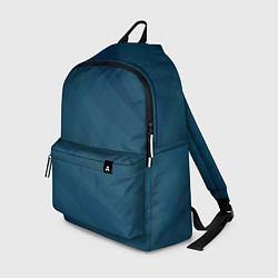 Рюкзак Сине-зеленый плавные полосы, цвет: 3D-принт